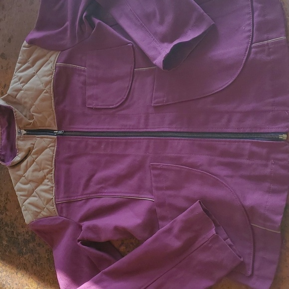 Stormy Kromer Mercantile Plum Harbor 100% Cotton Quiltex Canvas Sz. M Jacket - Picture 2 of 12